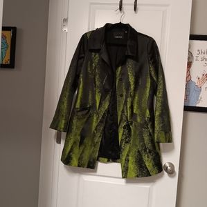 Green and black jacket